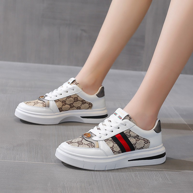 Giày Sneaker Nữ Thể Thao Kẻ Sọc Chữ GD Xinh Xắn Hot Trend HH 132 | BigBuy360 - bigbuy360.vn