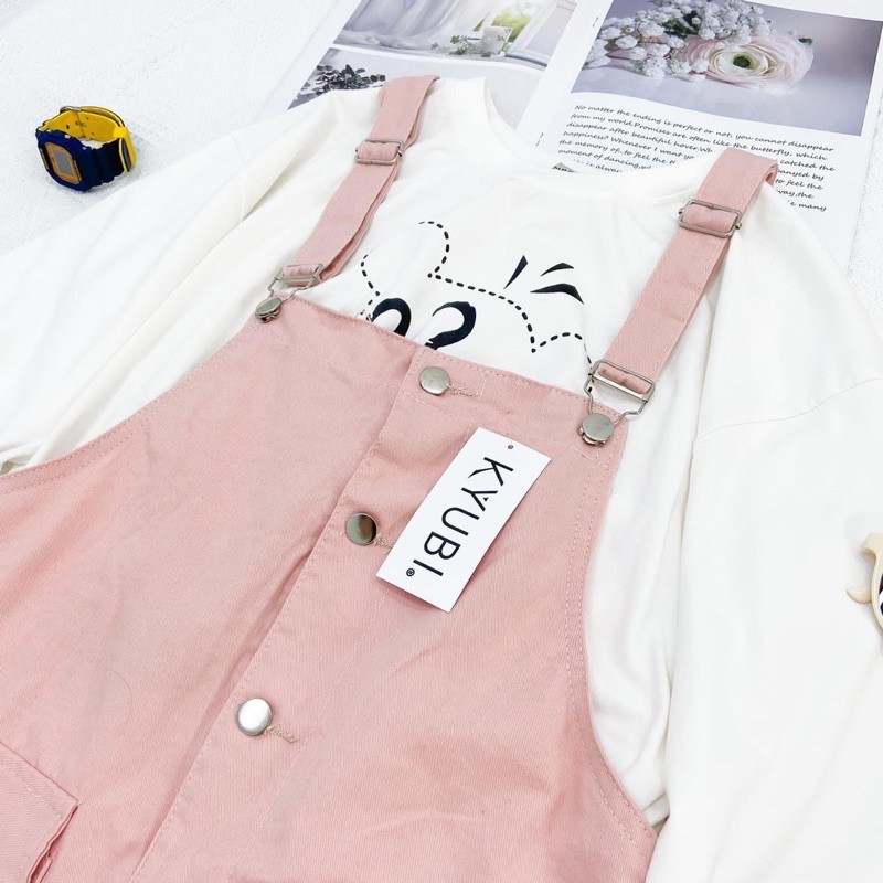 YẾM QUẦN KAKI JENI 1 (Màu Hồng, Kem)- KYUBI | BigBuy360 - bigbuy360.vn