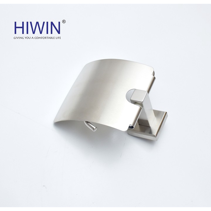 Lô giấy, hộp đựng giấy vệ sinh inox 304 mặt mờ HIWIN Y-334