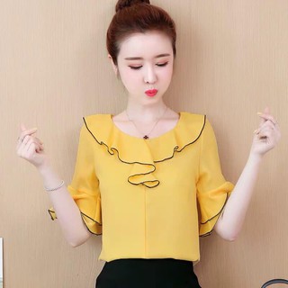 Áo nữ cổ bèo xinh xắn