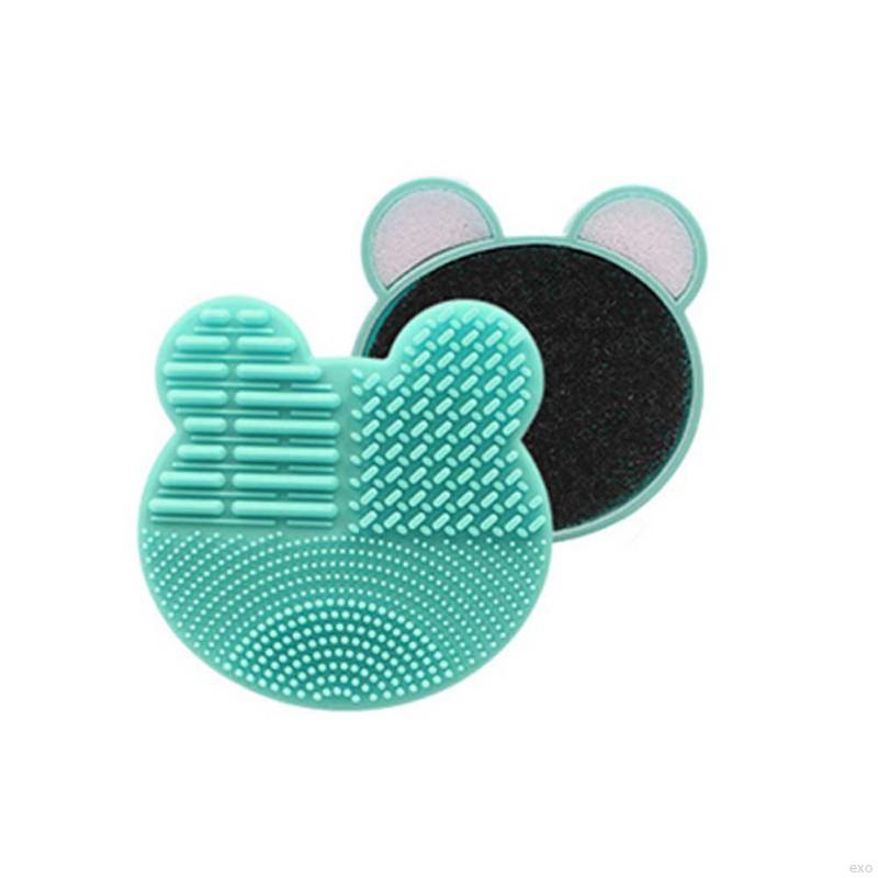 Dụng cụ mút lau chùi cọ trang điểm hình đầu Mickey
