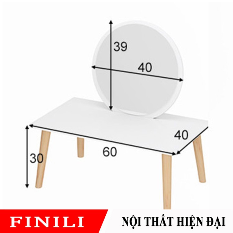 ⭐Bàn trang điểm màu trắng thiết kế nhỏ gọn phong cách Bắc Âu FNL-117.01⭐ | BigBuy360 - bigbuy360.vn