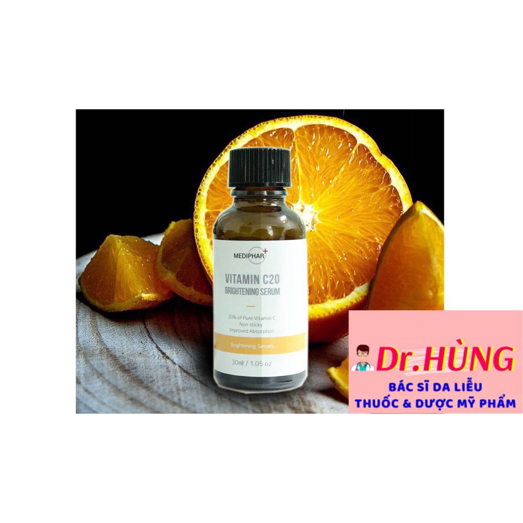 .✅(CHÍNH HÃNG) Vitamin C20 Brighting Mediphar Cung Cấp Âm Trắng sáng da 30ml