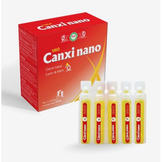 Siro Canxi Nano - Hỗ trợ bổ sung canxi cho trẻ em, bà bầu và người bị loãng xương