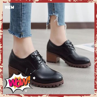 Giày đốc da ulzzang