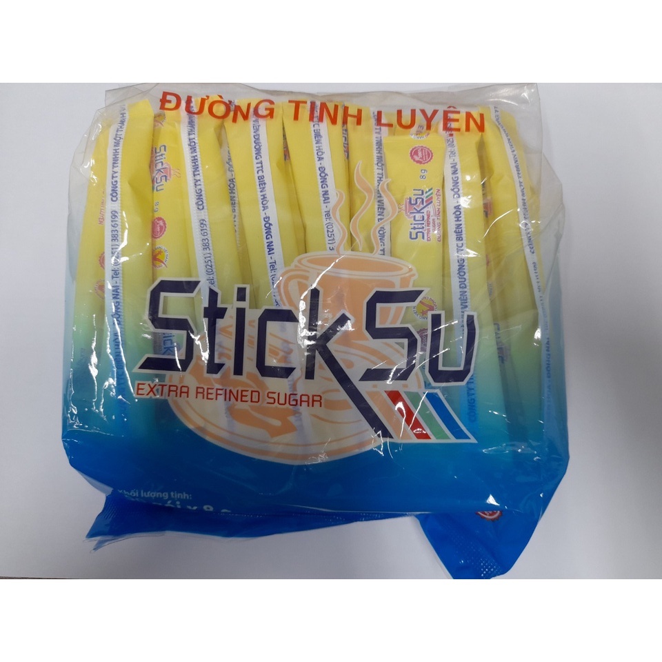 Đường Que Stick Su Biên Hòa- 50 gói- giao bịch màu ngẫu nhiên
