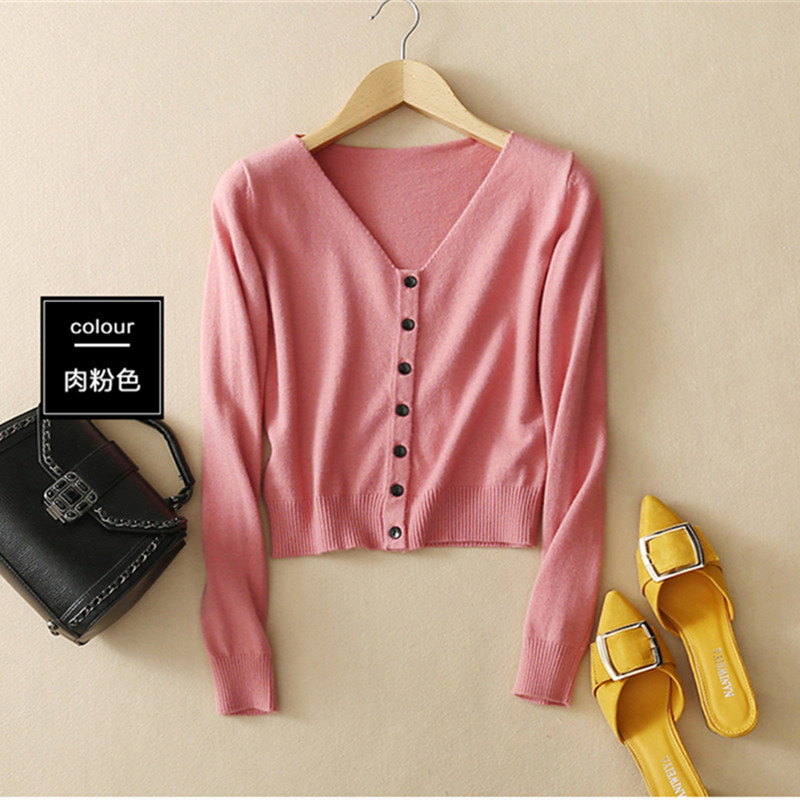 Áo Khoác Len Cardigan Lưng Cao Dáng Ôm Thời Trang Cho Nữ 1757 # | BigBuy360 - bigbuy360.vn