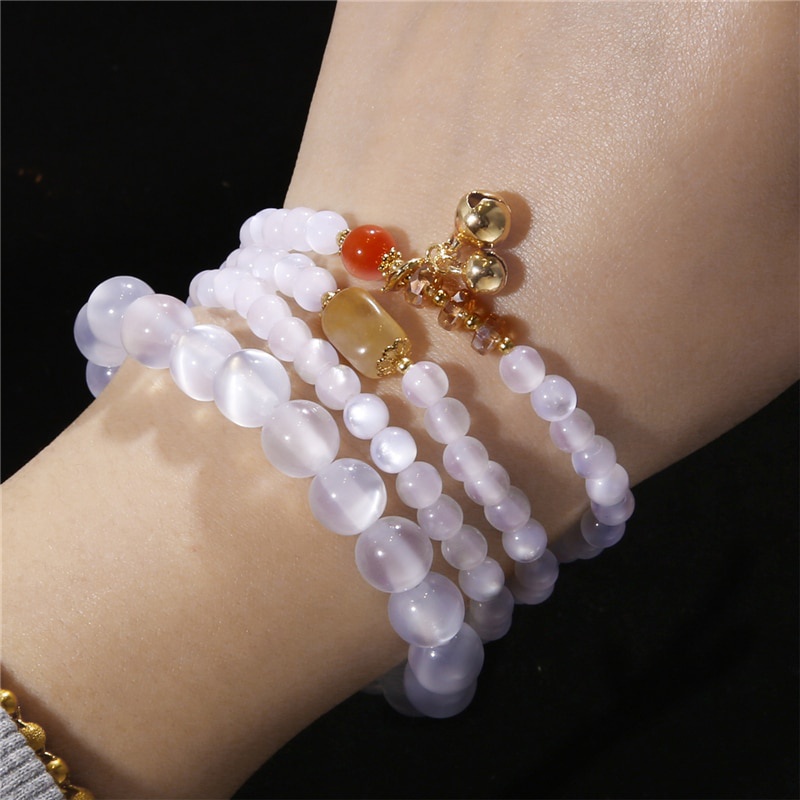 Set 30/50 hạt nhựa trắng 6-10mm dùng làm trang sức thủ công