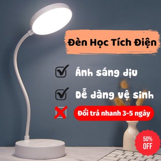 Đèn Học Để Bàn, Đèn Học Tích Điện Đọc Sách, Làm Việc Bảo Vệ Mắt, Thiết Kế Nhỏ Gọn