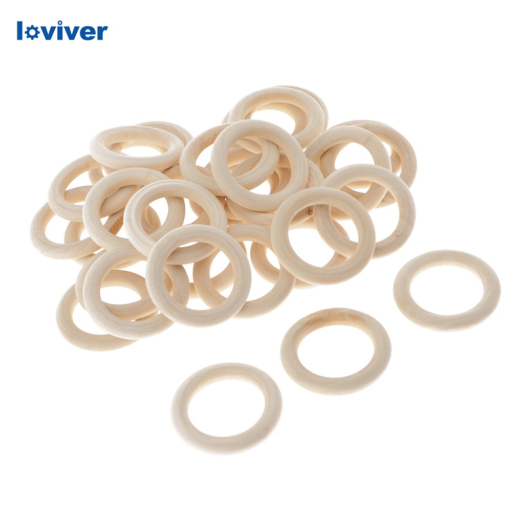 Nhẫn Gỗ Chưa Hoàn Thành Dùng Làm Trang Sức / Mặt Dây Chuyền / Nhẫn Thủ Công Macrame