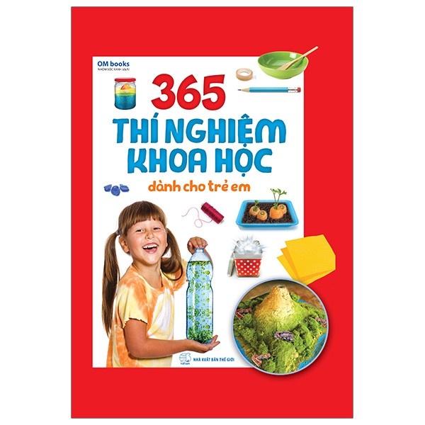 Sách - 365 Thí Nghiệm Khoa Học Dành Cho Trẻ Em