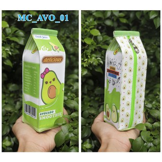 Bóp viết hộp sữa trái bơ