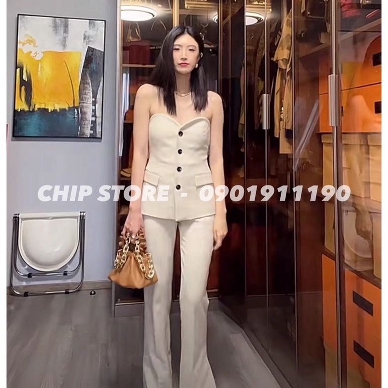 SET ÁO GILE - QUẦN ỐNG LOE ZARA XUẤT DƯ XỊN SANG CHẢNH