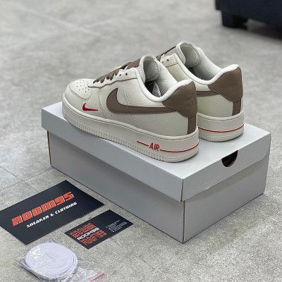Giày thể thao sneaker (AF1_26) AF1 NÂU KEM