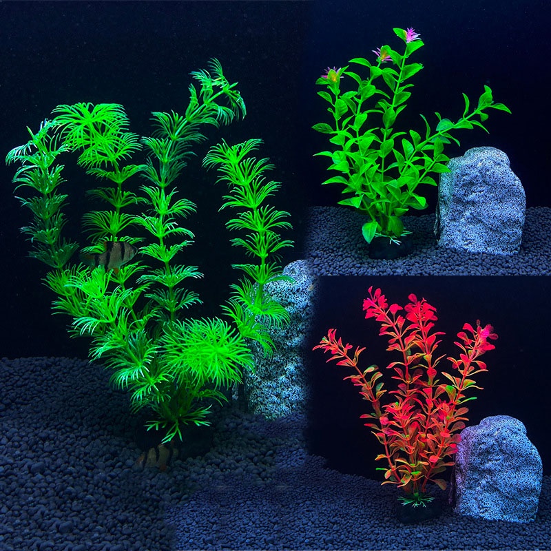 Cây Cỏ Giả 20cm Trang Trí Bể Cá