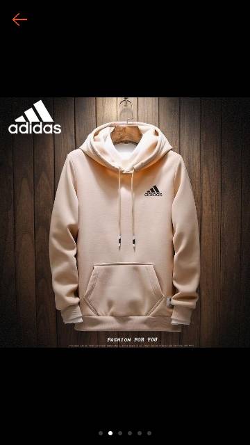 Áo Hoodie Adidas Vải Lông Cừu Dày Dặn Ấm Áp Cho Nam