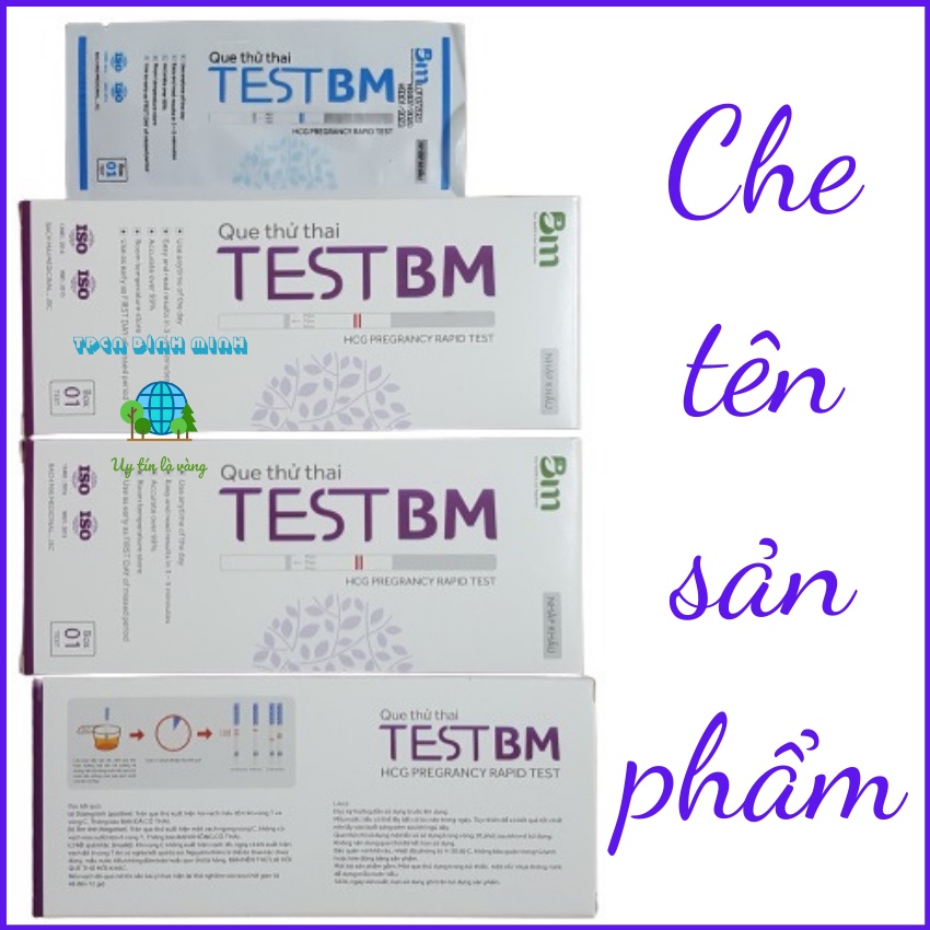 [ Che Tên SP ] Que Thử Thai Test BM, Cho Kết Quả Sớm, Dễ Sử Dụng, Hàng Chính Hãng, Kết Quả Chính Xác