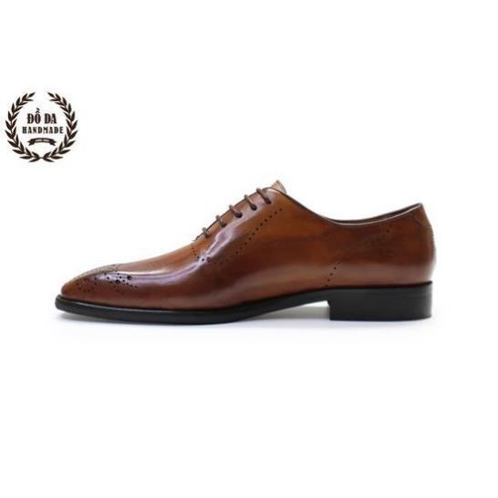 [Sale 3/3] Giày Âu WholeCut Oxford Vàng Bò Classic - BẢO HÀNH 12 THÁNG Sale 11