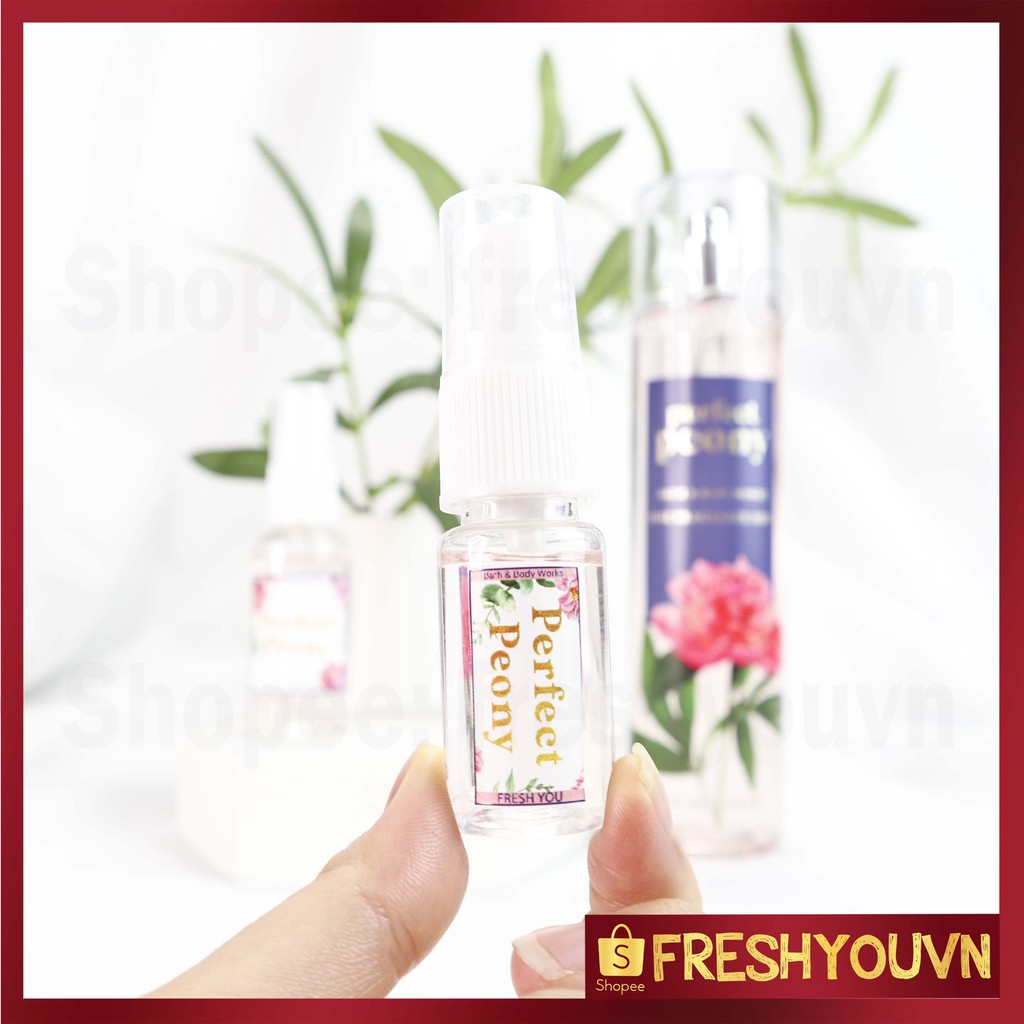 Perfect Peony - Xịt thơm toàn thân body mist Bath & Body Works khác  - Hoa | BigBuy360 - bigbuy360.vn