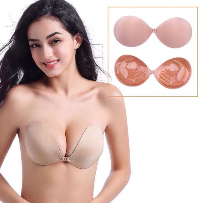 Miếng dán ngực cài trước, giúp nâng ngực tạo khe siêu dính ( Dùng nhiều lần)