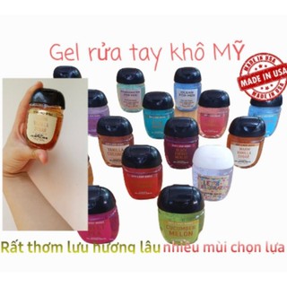 Gel Rửa Tay Khô Diệt Khuẩn Bath & Body Works Của MỸ 29ml - Nước Rửa Tay Kháng Khuẩn Hương Thơm Lâu Dễ Chịu