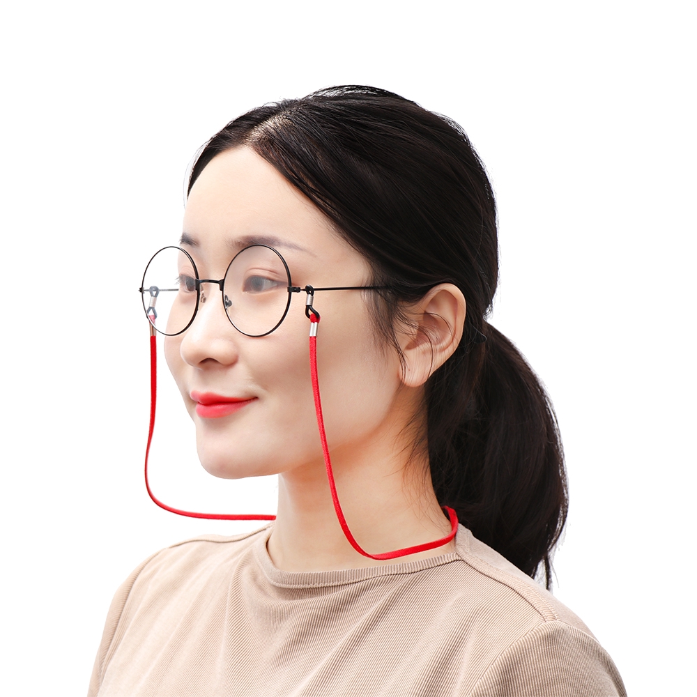 Dây đeo mắt kính bằng da độ co giãn cao thời trang nam nữ