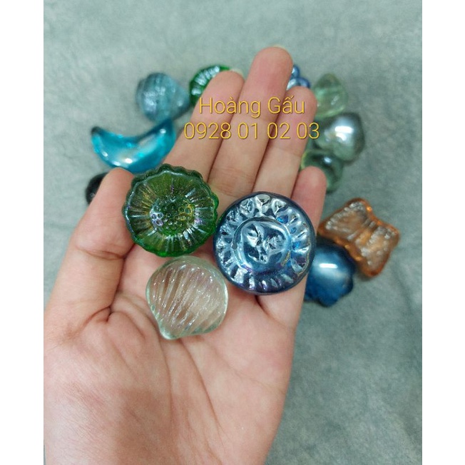 Sỏi thủy tinh - Sỏi tạo hình - Trang trí bể cá