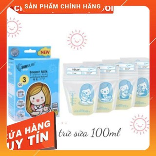 Túi trữ sữa sunmum Thái Lan 100ml hộp 30 pcs