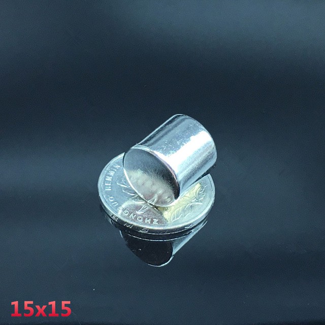 Nam châm siêu mạnh 15x15mm, loại nam châm trắng đất hiếm 15x15mm lực hút siêu mạnh