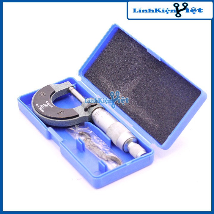 Panme Đo Ngoài 0-25mm Độ Chính Xác Cao (Sai Số 0.01mm)