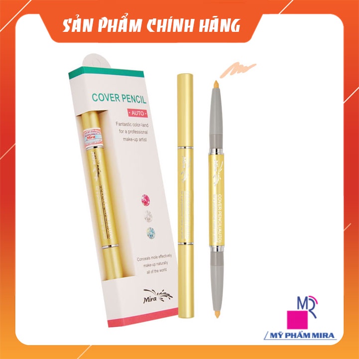 Chì Che Khuyết Điểm Vặn 2 Đầu Mira Cover Pencil B746 HÀNG CHÍNH HÃNG