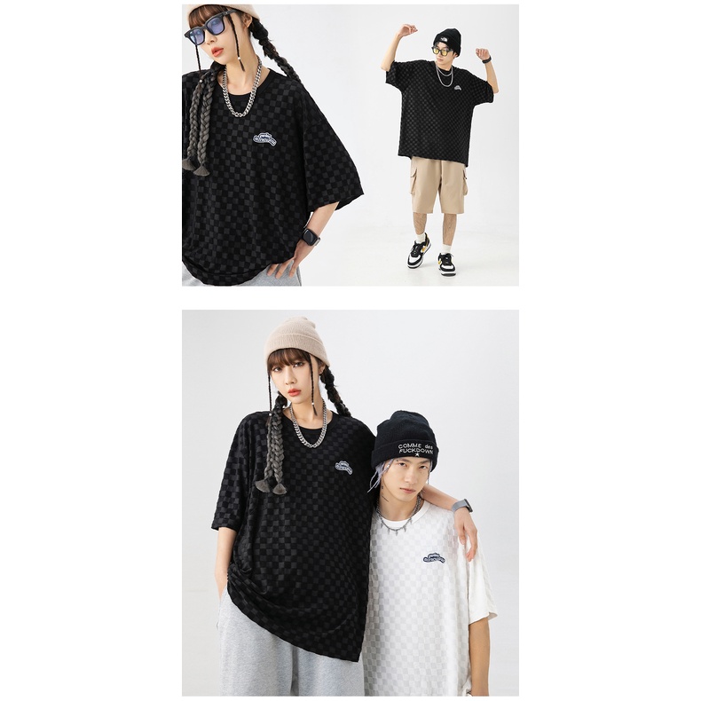 Áo thun AOKANG tay ngắn cổ tròn thêu họa tiết phong cách Nhật Bản thời trang mùa hè cho nam