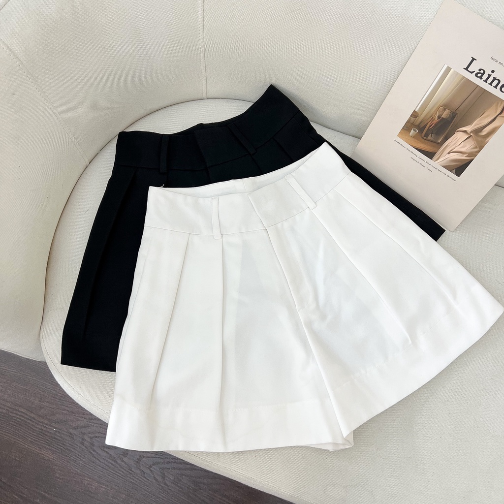 Quần kaki lưng cao xếp ly , Peace House Clothing