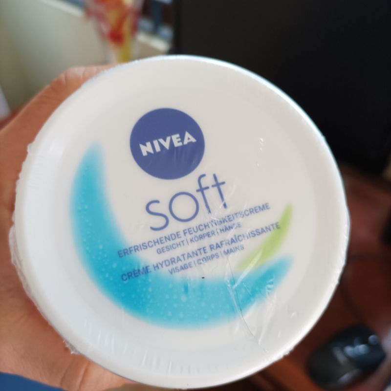 200g Kem NIVEA Soft chống nẻ dưỡng ẩm, trắng da,  toàn thân,phù hợp cho các loại da nhạy cảm