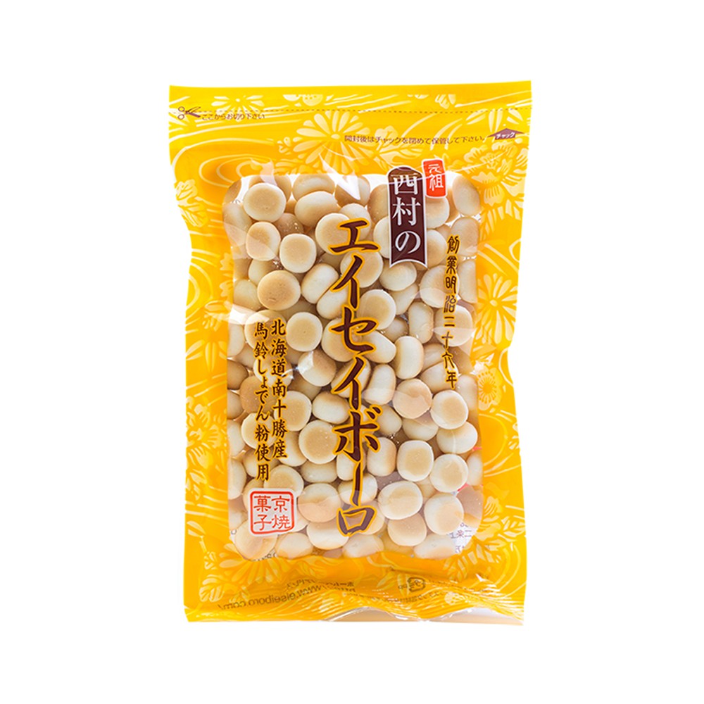 Bánh viên truyền thống Hokkaido BORO Nhật 100g, giàu chất xơ canxi, trẻ 7 tháng tuổi ngậm 5 giây tan