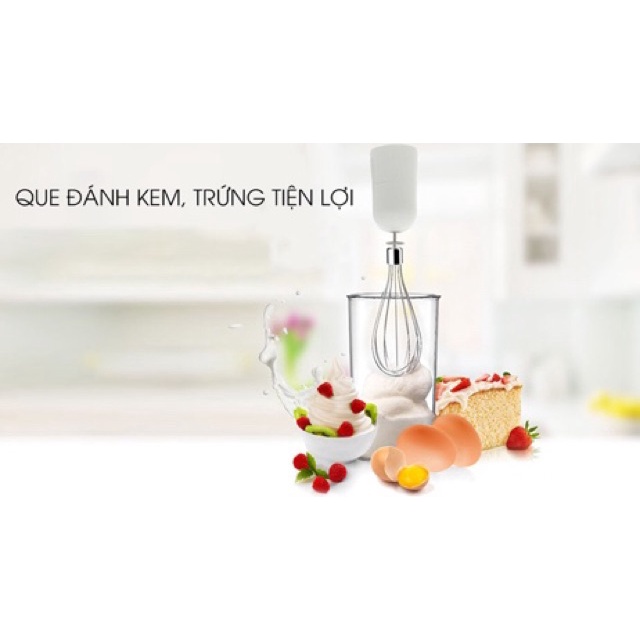 THANH ĐÁNH TRỨNG - Máy xay cầm tay Philips HR1607 HR1604 HR1600 550W chính hãng