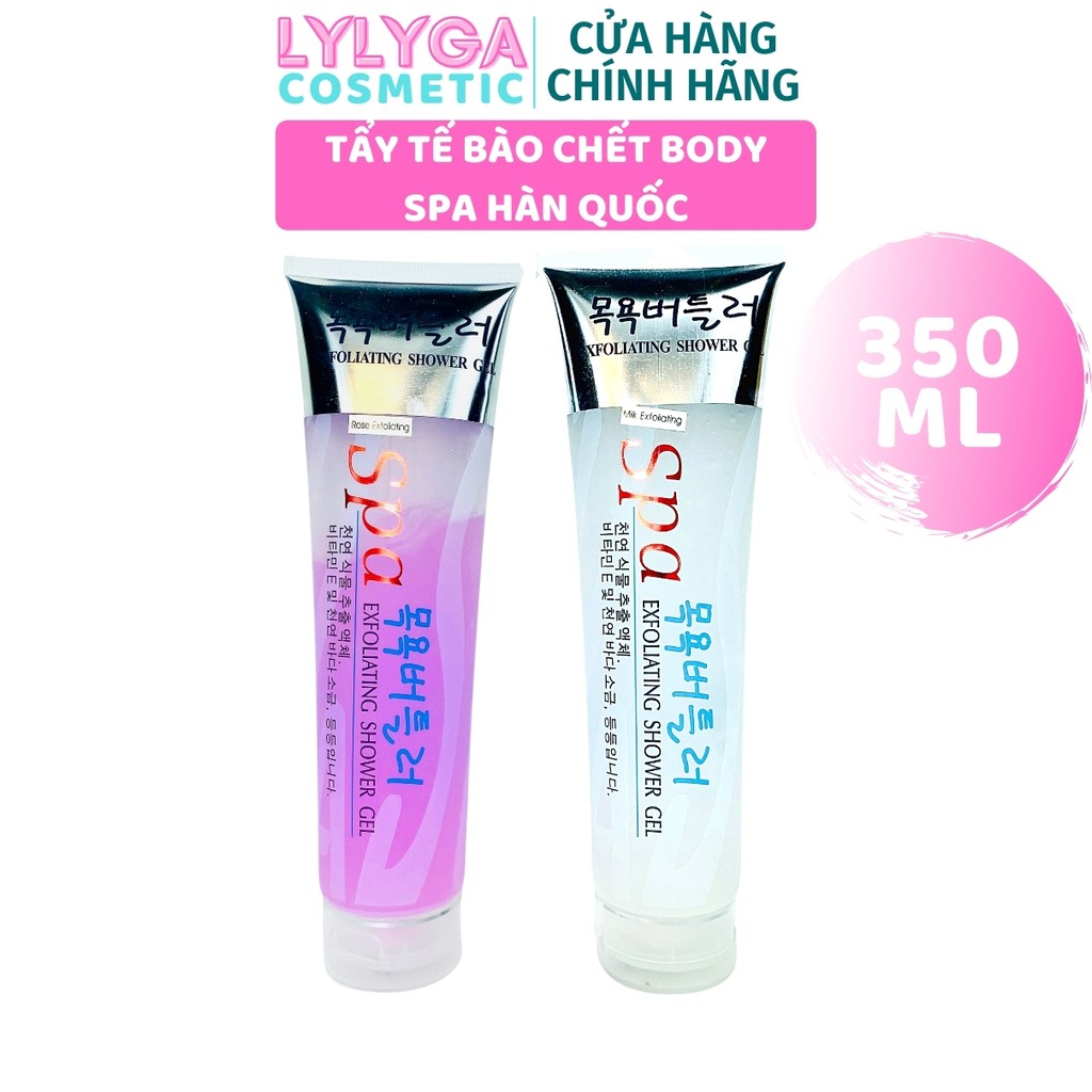 Tẩy tế bào chết SPA Hàn Quốc 350ml - Gel tẩy tế bào chết toàn thân, dưỡng da trắng sáng, tẩy da chết body TT01