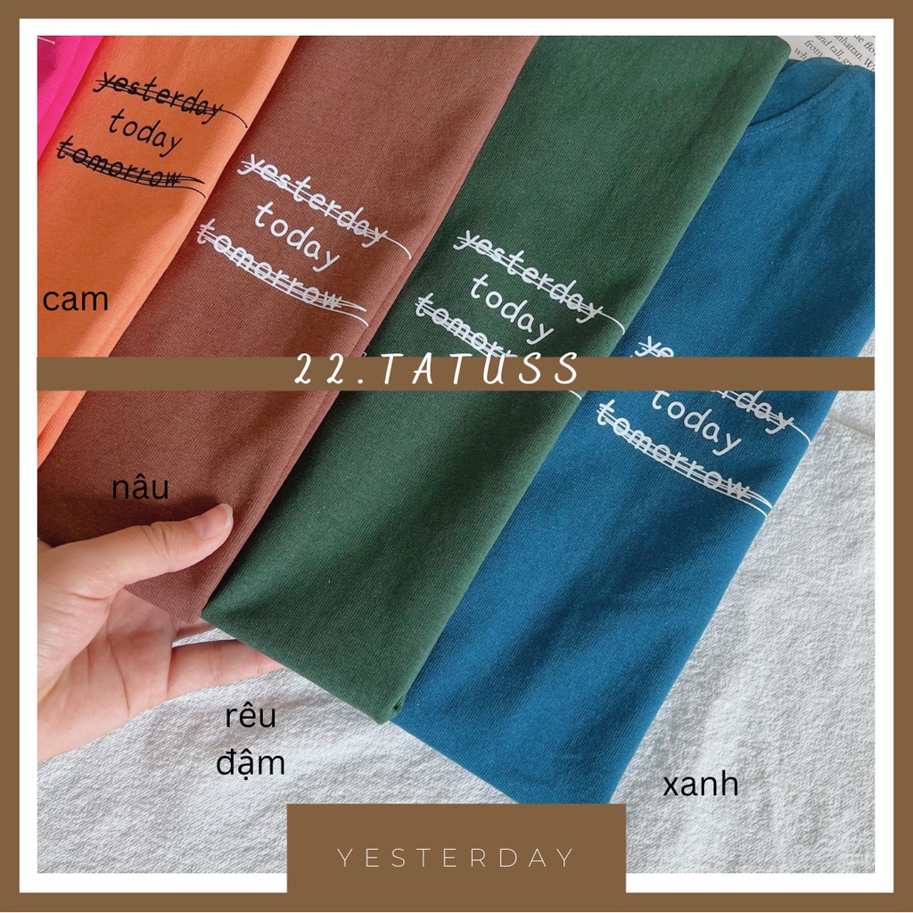 Áo 3158 cotton khô YESTERDAY