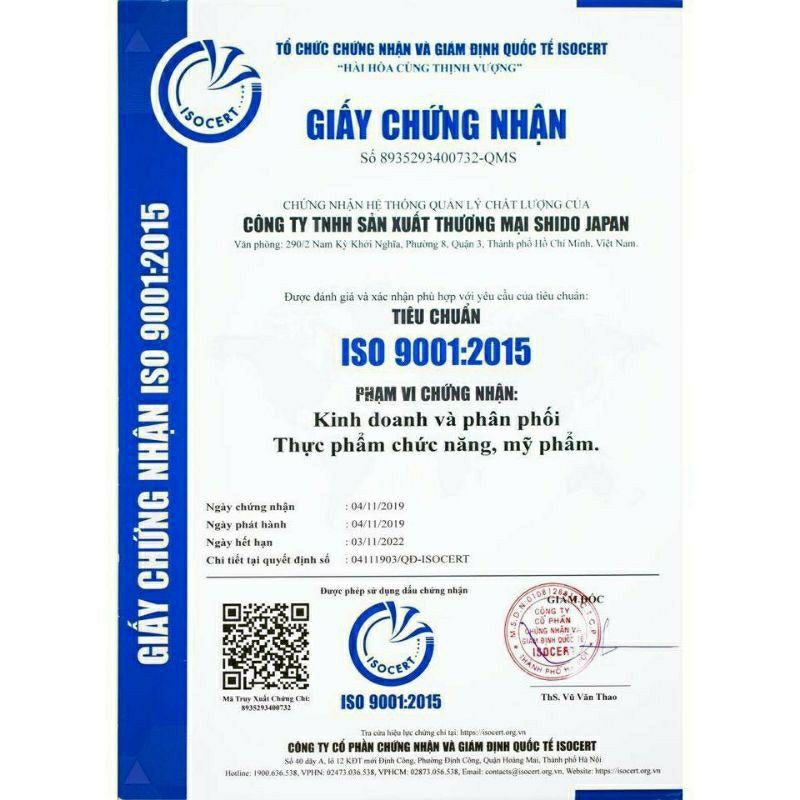 NƯỚC UỐNG COLLAGEN X5 SUPER AQUA DR SHIDO (Hộp 14 gói × 25ml) | Thế Giới Skin Care