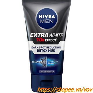 Sữa Rửa Mặt Nam Nivea 100g Sáng Da và Kiểm Soát Nhờn 100% chính hãng.