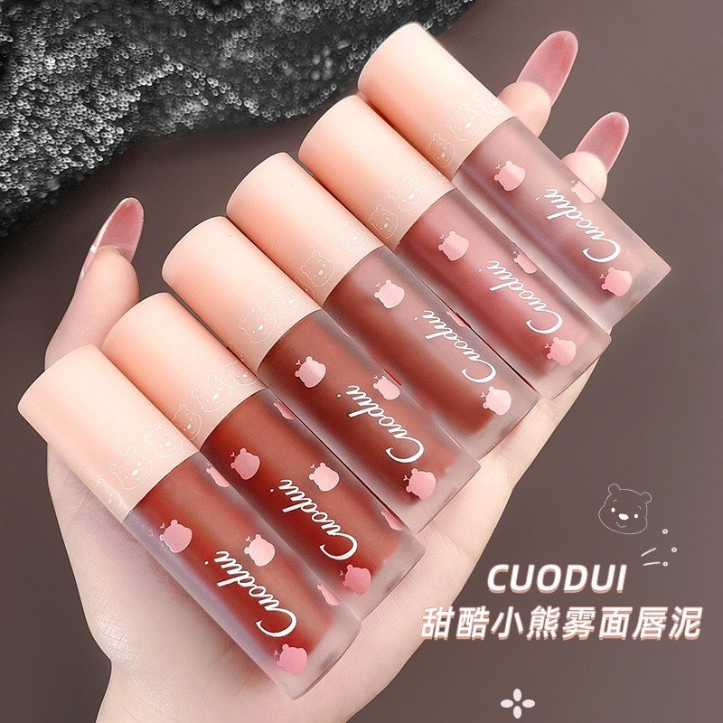 Set 3 cây son kem Cuodui