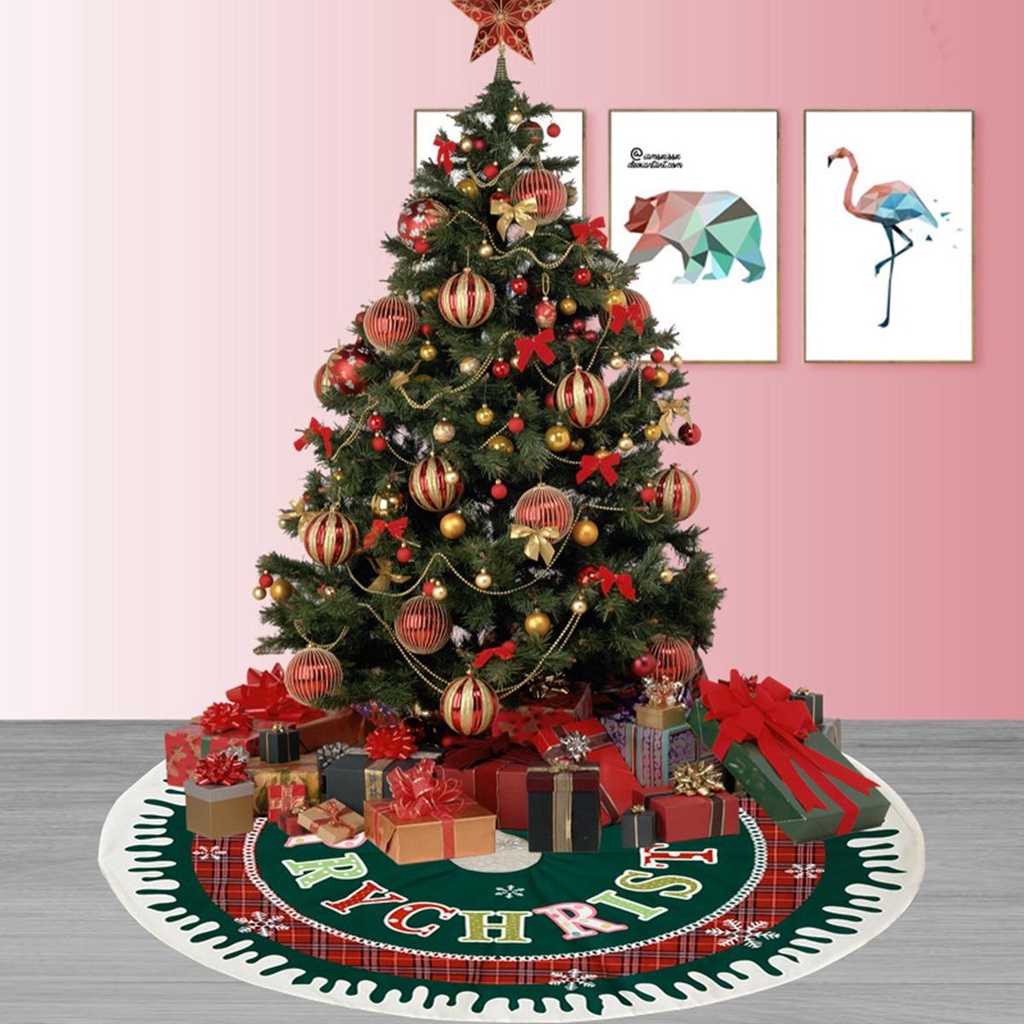 YIYU Thảm Lót Trang Trí Cây Thông Noel