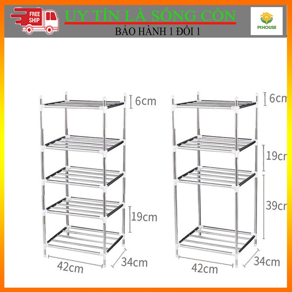 Kệ INOX Nhà Bếp Tiện Dụng 5 Tầng Gọn Gàng Cho Bếp Nhà Bạn Chắc Chắn Bền Bỉ