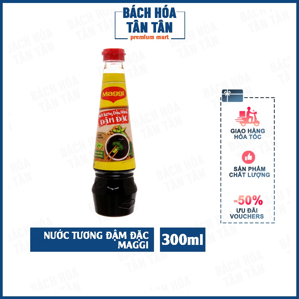 Nước tương đậu nành đậm đặc Maggi, chai 300ml