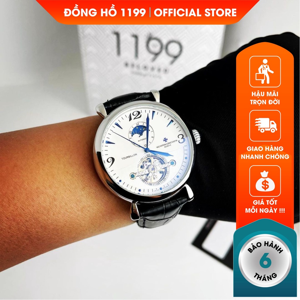 [QUÀ TẶNG]  Đồng hồ cơ - Đồng Hồ Dây Da Nam Chống Nước Chống Xước Máy Chuẩn Chất Liệu Cao Cấp 43.17.33.ML - 1199 Watches | BigBuy360 - bigbuy360.vn