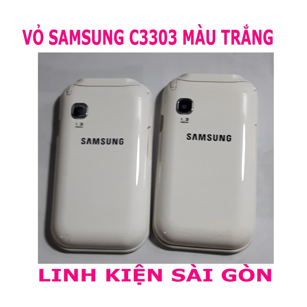 VỎ SAMSUNG C3303 MÀU TRẮNG