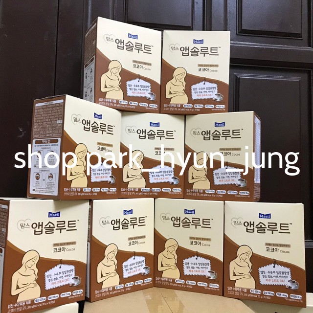 Sữa bầu maeil hàn quốc vị ca cao và vị bí đỏ, sữa bầu dành cho phụ nữ đang mang thai và cho con bú