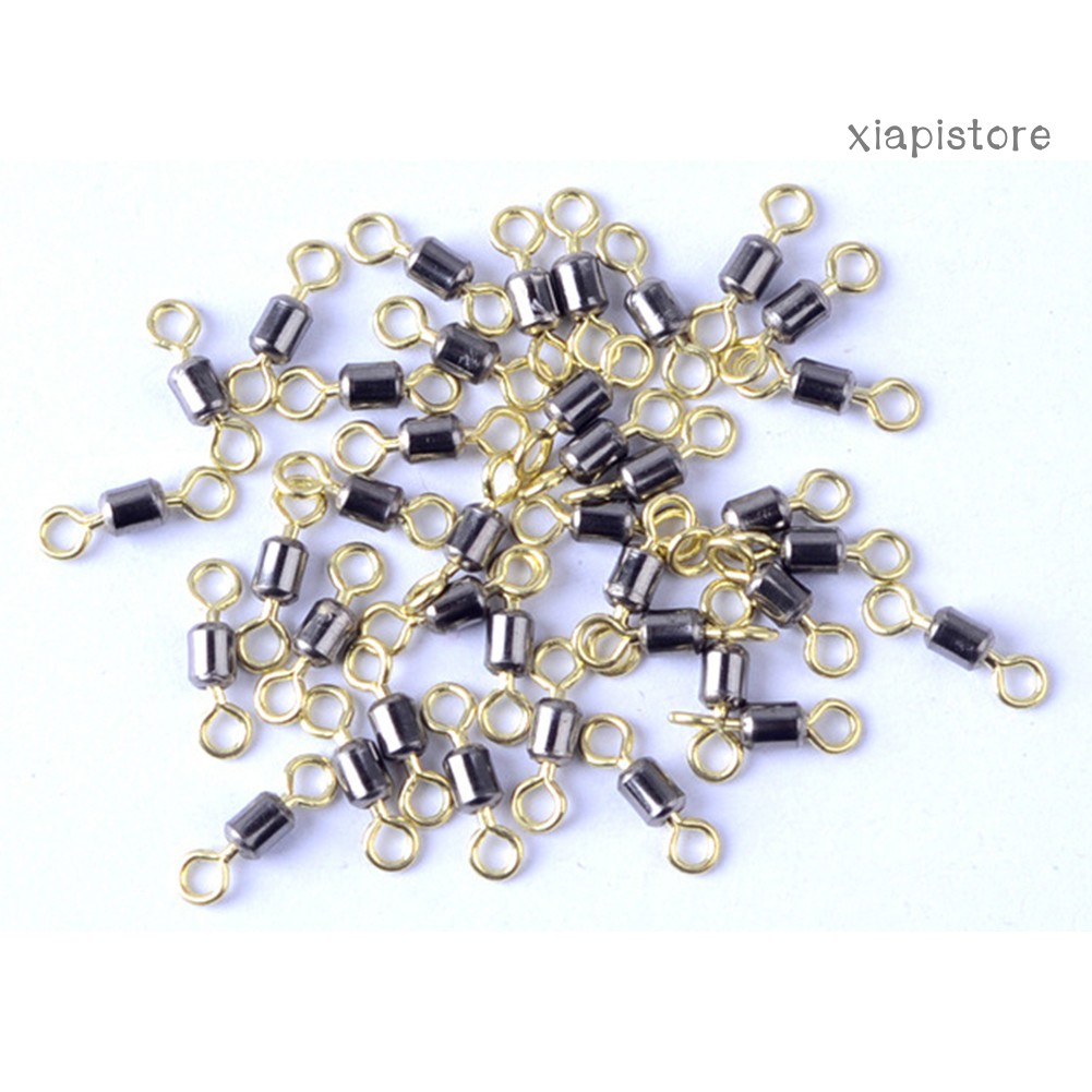 50 Khóa ma ní hình số 8 bằng thép không gỉ cho câu cá