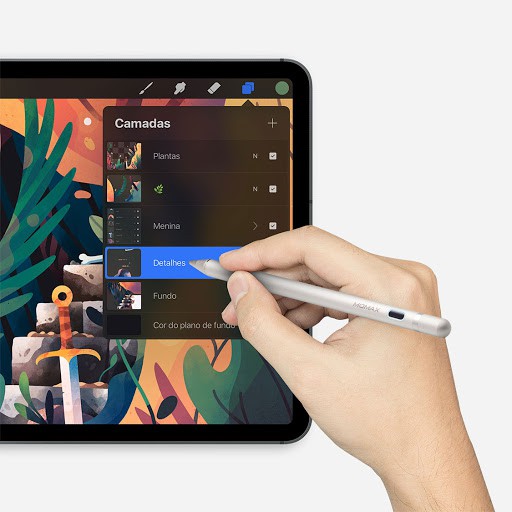 Bút cảm ứng WIWU Stylus Pencil X dành riêng cho các loại IPad , Palm Regection (tỳ tay vẫn sử dụng được) chính hãng