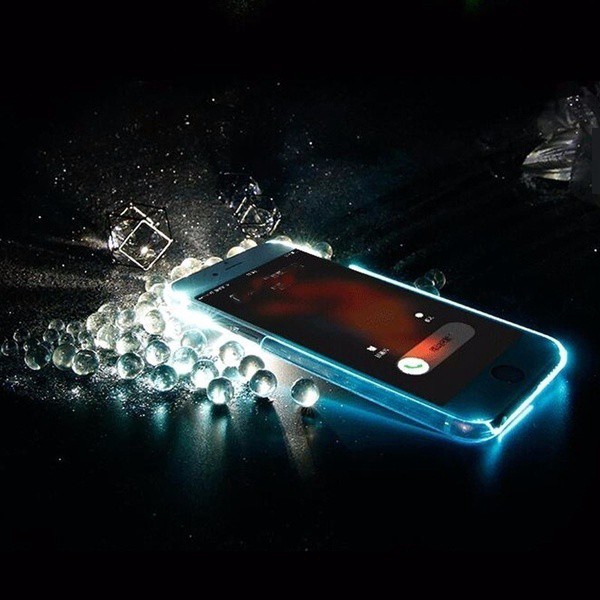 Ốp lưng trong có đèn nền cho điện thoại iPhone 6 6s 7 8 plus X XS XR XS MAX